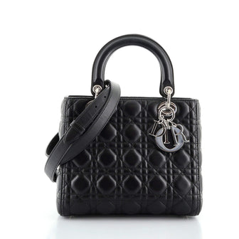 Christian Dior Lady Dior Bag Cannage Quilt Lambskin Medium