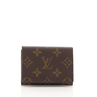 Louis Vuitton Envelope Business Card Holder, Brown