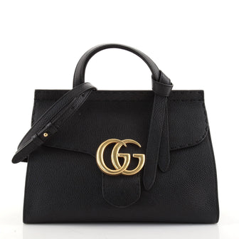 Gucci GG Marmont Top Handle Bag Leather Small