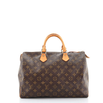 Louis Vuitton Speedy Handbag Monogram Canvas 35
