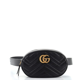 Gucci GG Marmont Belt Bag Matelasse Leather
