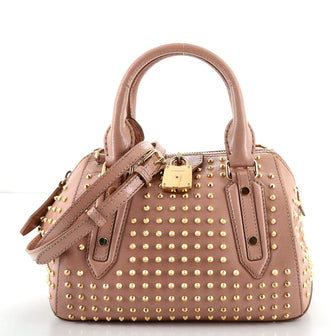 Burberry Blaze Bag Studded Saffiano Leather Small