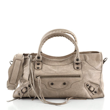 Balenciaga Part Time Classic Studs Bag Leather