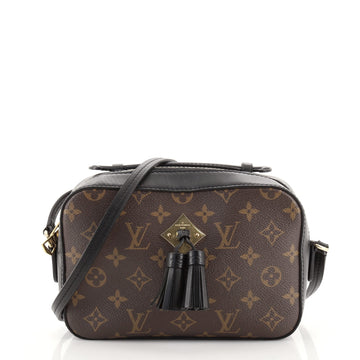 Louis Vuitton Saintonge Handbag Monogram Canvas with Leather