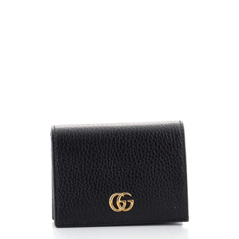 Gucci GG Marmont Flap Card Case Leather