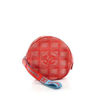 Chanel Travel Line Round Wristlet Nylon