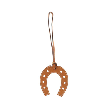 Hermes Paddock Horseshoe Bag Charm Leather
