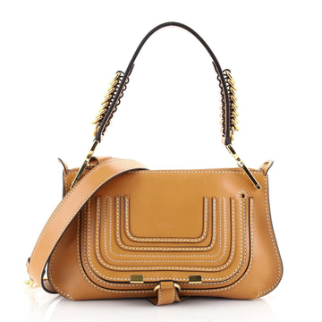 Chloe Marcie Saddle Shoulder Bag Leather Small