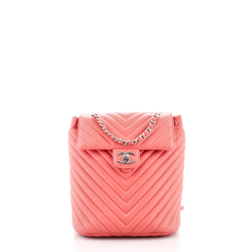 Chanel Urban Spirit Backpack Chevron Calfskin Small