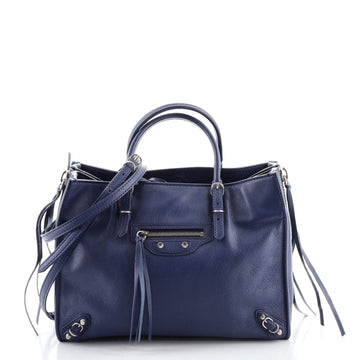 Balenciaga Papier A4 Zip Around Classic Studs Bag Leather Mini