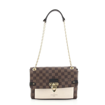 Louis Vuitton Vavin Handbag Damier with Leather PM