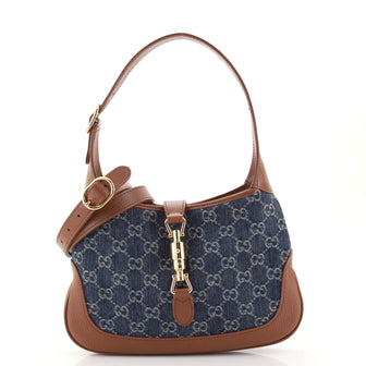 Gucci Jackie 1961 Hobo GG Denim Small