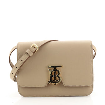 Burberry TB Flap Bag Leather Small