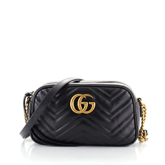 Gucci GG Marmont Shoulder Bag Matelasse Leather Small