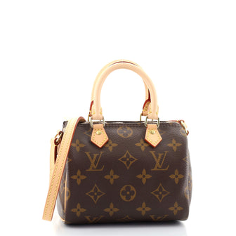 Louis Vuitton Speedy Bandouliere Bag Monogram Canvas Nano