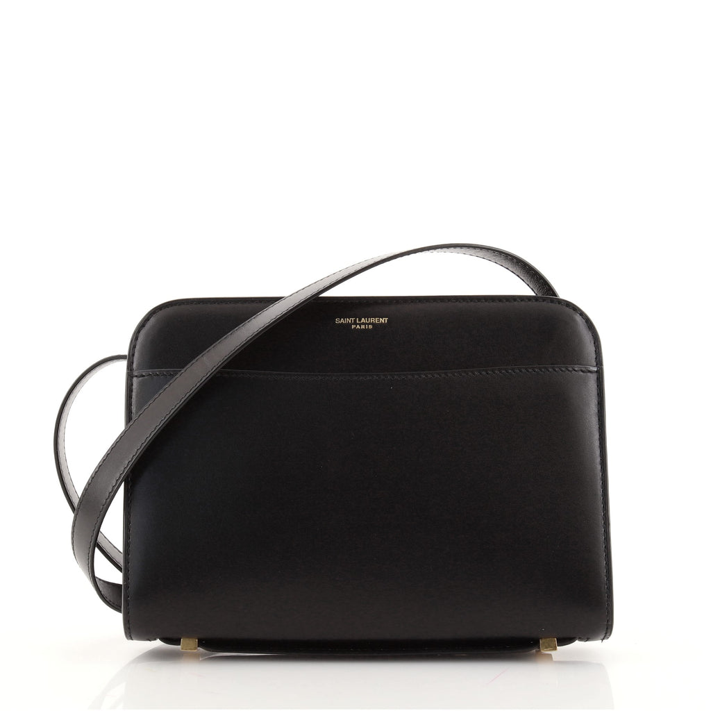 Saint laurent reversed leather shoulder bag Clearance
