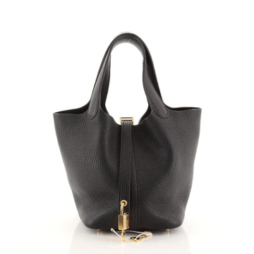 Hermes Picotin Lock Bag Clemence PM