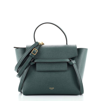 Celine Belt Bag Textured Leather Nano