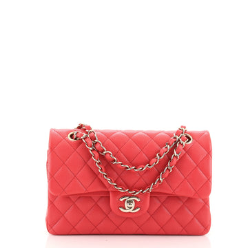 Chanel Classic Double Flap Bag Quilted Caviar Small