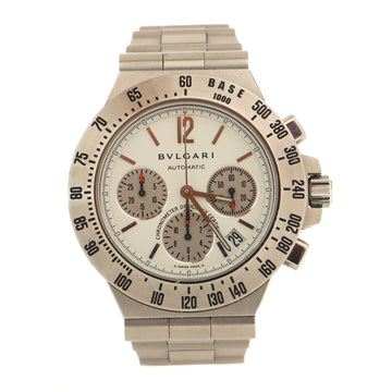 Bvlgari Diagono Professional Pro Terra Chronograph Automatic Watch Stainless Steel 40