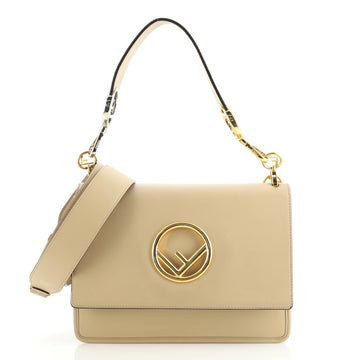 Fendi Kan I F Shoulder Bag Leather Medium