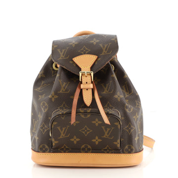 Louis Vuitton Vintage Montsouris Backpack Monogram Canvas PM