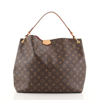 Louis Vuitton Graceful Handbag Monogram Canvas MM