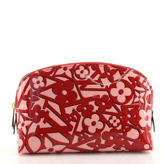 Louis Vuitton Cosmetic Pouch Limited Edition Monogram Vernis