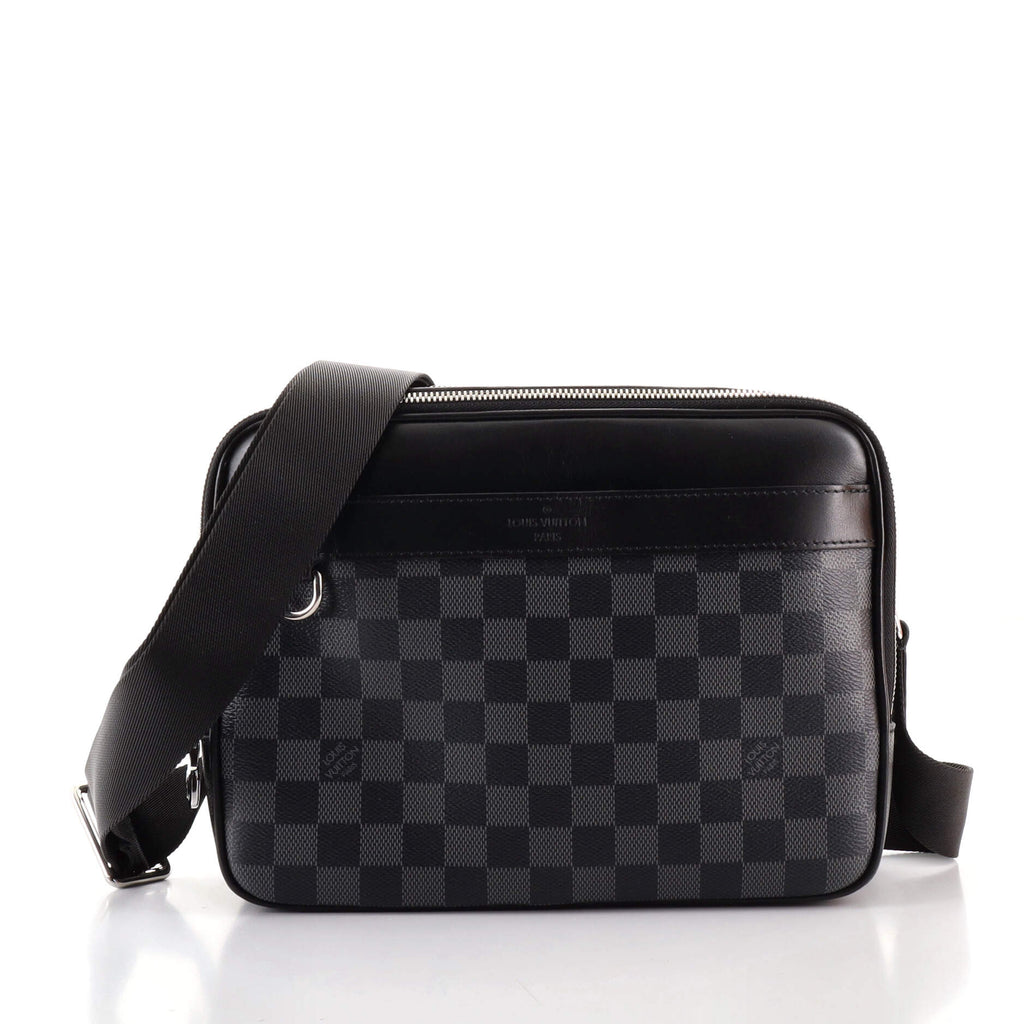 Louis Vuitton Trocadero NM Messenger Damier Graphite PM Black 9409463