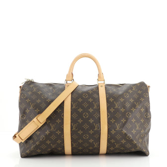 Louis Vuitton Keepall Bandouliere Bag Monogram Canvas 50