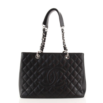 Chanel Grand Shopping Tote Quilted Caviar