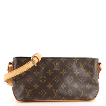 Louis Vuitton Trotteur Handbag Monogram Canvas