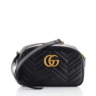 Gucci GG Marmont Shoulder Bag Matelasse Leather Small