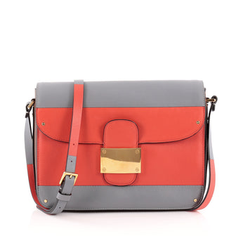 Valentino Rivet Shoulder Bag Leather Small
