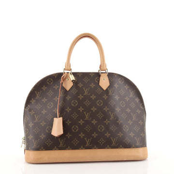 Louis Vuitton Alma Handbag Monogram Canvas GM
