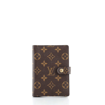 Louis Vuitton Ring Agenda Cover Monogram Canvas PM