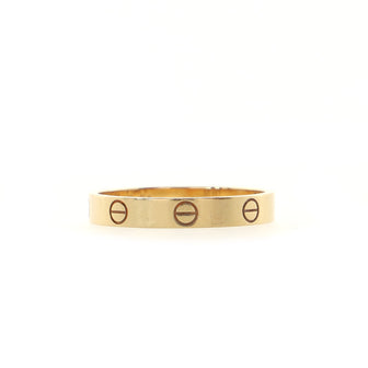 Cartier Love Wedding Band Ring 18K Yellow Gold