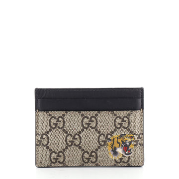 Gucci Card Holder Printed GG Coated Canvas
