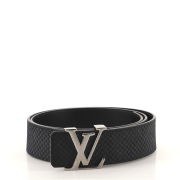 Louis Vuitton LV Initiales Belt Mini Damier Suede and Leather Wide