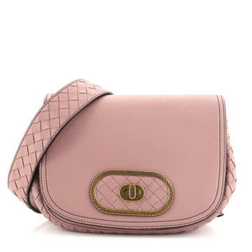 Bottega Veneta BV Luna Bag Nappa with Intrecciato Detail