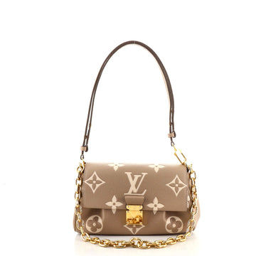 Louis Vuitton Favorite NM Handbag Bicolor Monogram Empreinte Giant