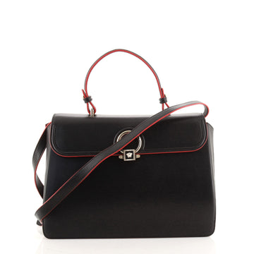 Versace DV One Top Handle Bag Leather Large