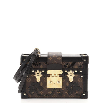 Louis Vuitton Petite Malle Handbag Limited Edition Blossom Monogram Canvas