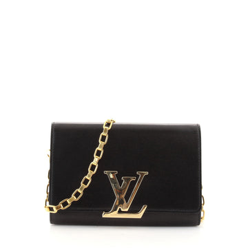 Louis Vuitton Chain Louise Clutch Leather MM