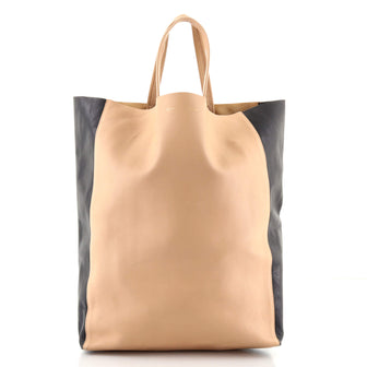 Celine Vertical Bi-Cabas Tote Leather Large