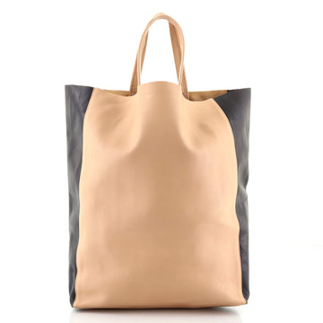 Celine Vertical Bi-Cabas Tote Leather Large
