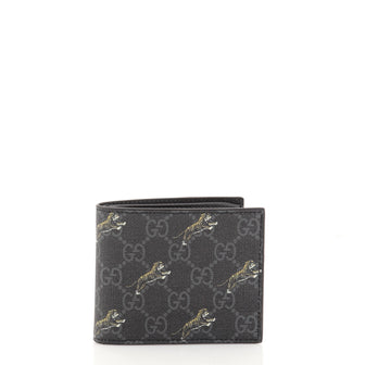 Gucci Bifold Wallet	 Printed GG Coated Canvas
