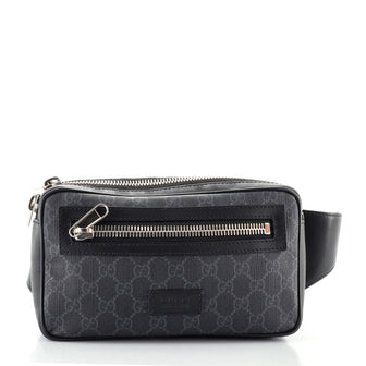 Gucci Soft Zip Belt Bag GG Coated Canvas Small
