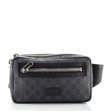 Gucci Soft Zip Belt Bag GG Coated Canvas Small