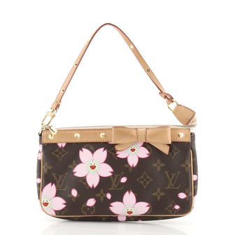Louis Vuitton Pochette Accessoires Limited Edition Cherry Blossom Monogram